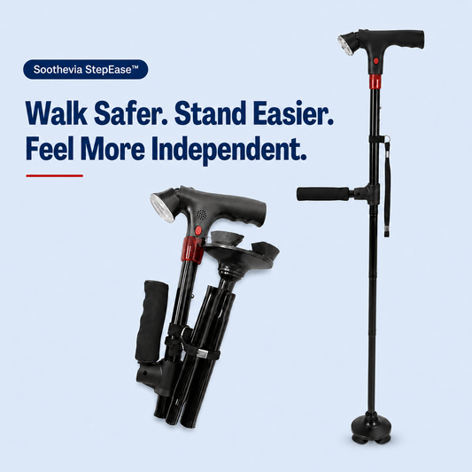 StepEase™ - The All-In-One Smart Walking Cane